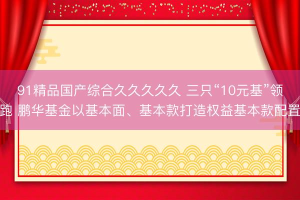 91精品国产综合久久久久久 三只“10元基”领跑 鹏华基金以基本面、基本款打造权益基本款配置